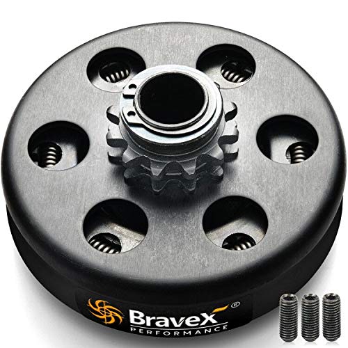 Bravex Centrifugal Clutch 12T 3/4"" BORE Chain #35 for Predator Honda GX160 GX200, Go Kart Fun Kart Mini Bike 12 Tooth - Image 1
